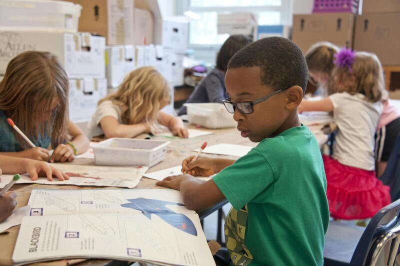 Les krijgen op de lagere school